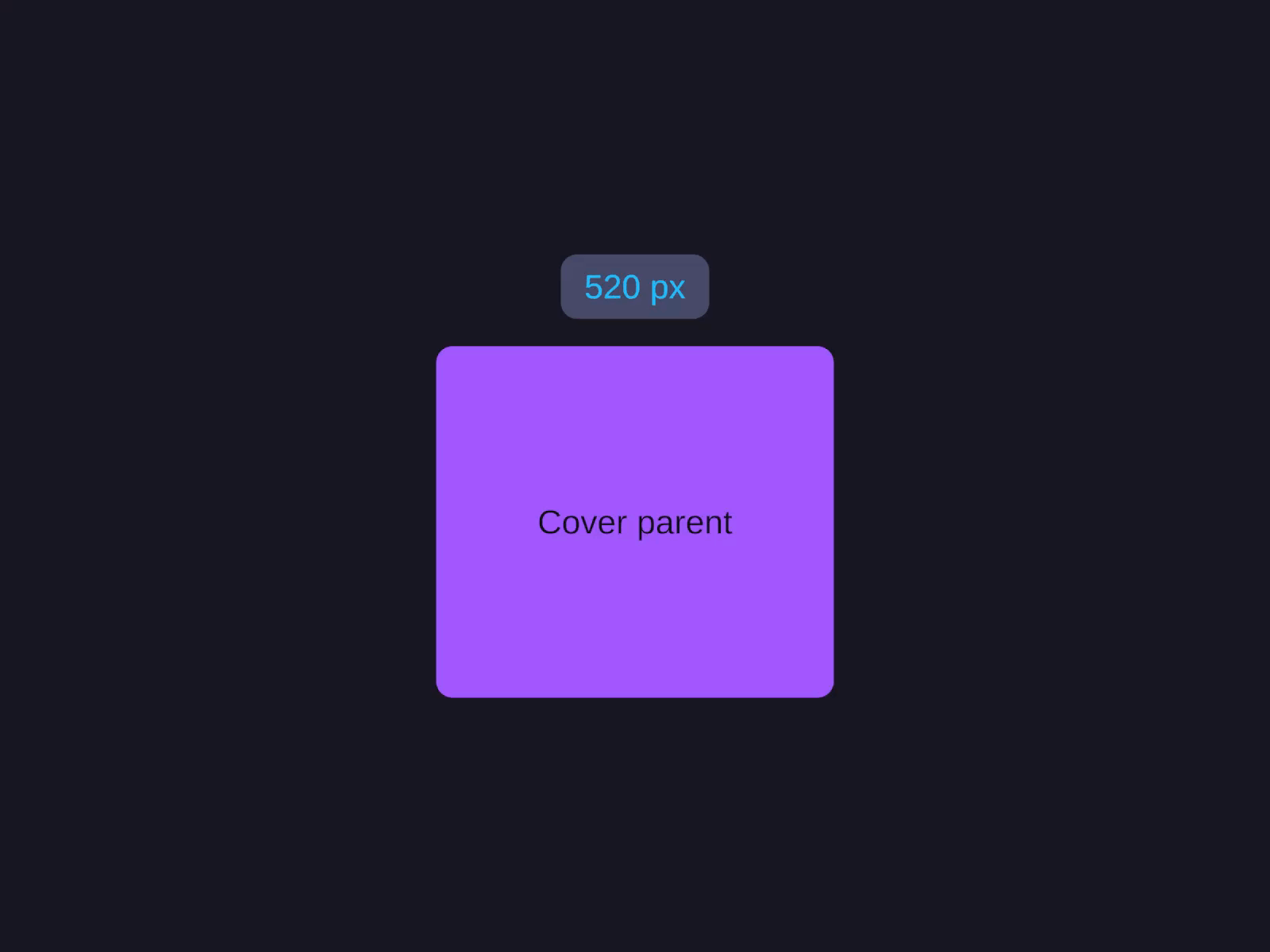 CoverParent overlay