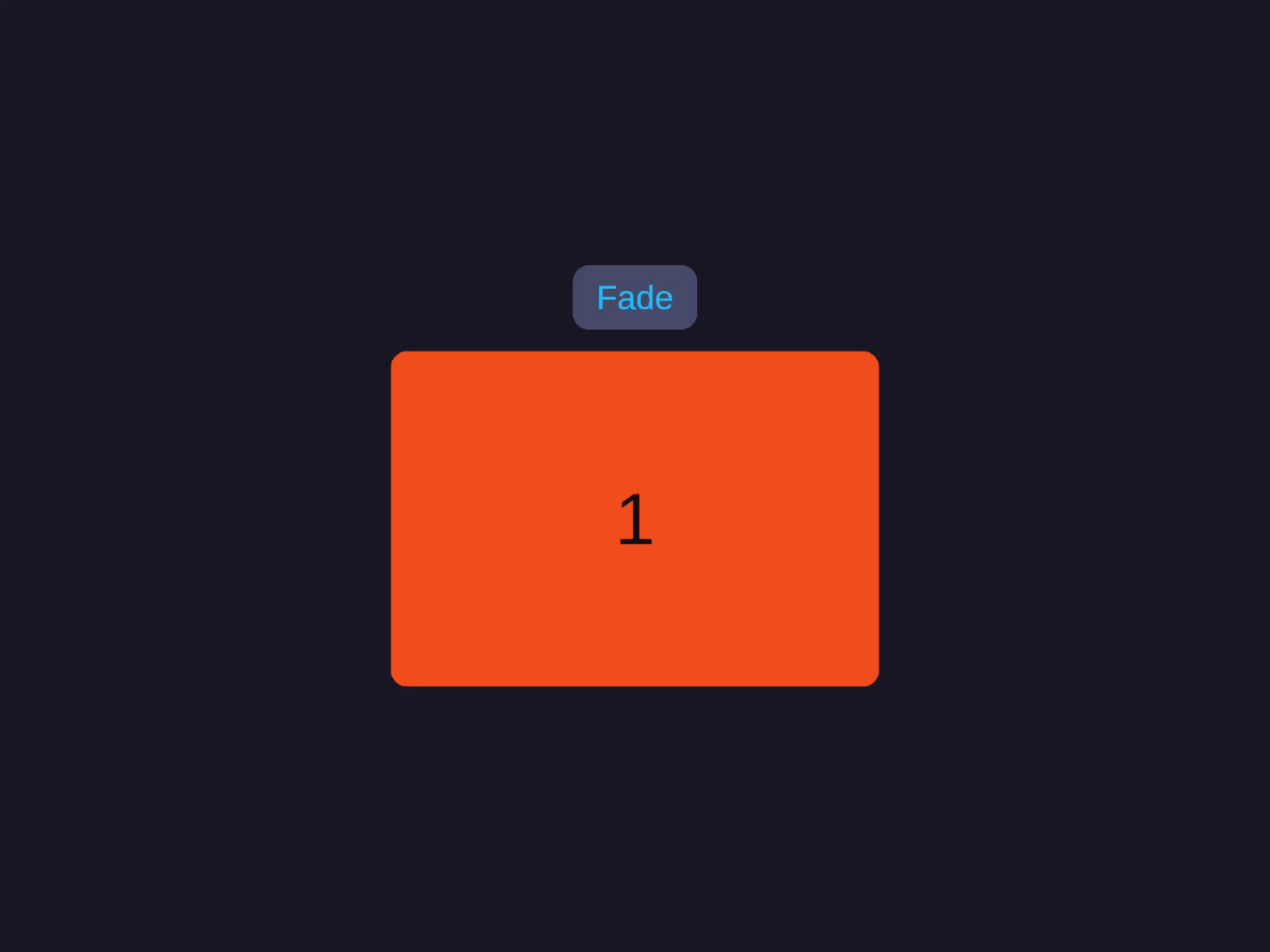 Fade mode (cross-fade)